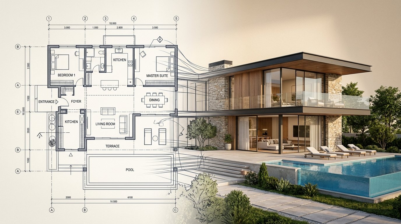 3D Architectural model visualization